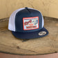 Hats Ball Caps Lazy J Retro Ranchwear Navy White NAVWHT4RETRO