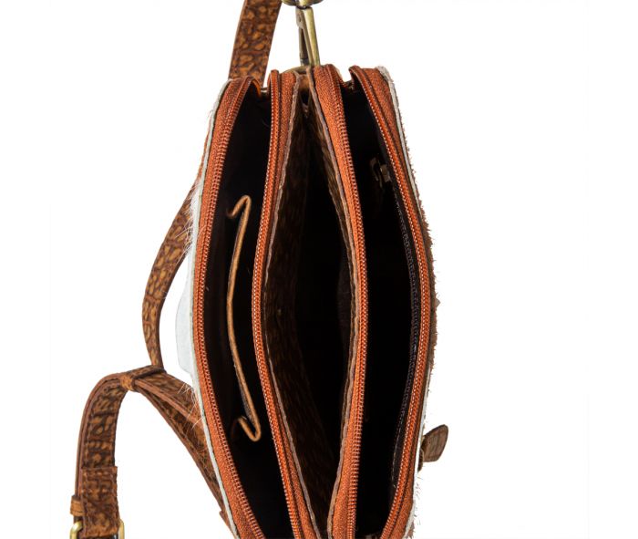 Purses Myra Bag Swift Rider Leather Hair-on Bag S-8081