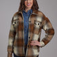 Outerwear Women’s Roper Shacket Hearing Bone Plaid 03-098-0119-1805