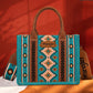 Purses Wrangler Allover Aztec Canvas WG2203-8120SDTQ