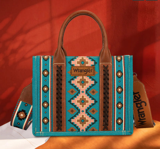 Purses Wrangler Allover Aztec Canvas WG2203-8120SDTQ