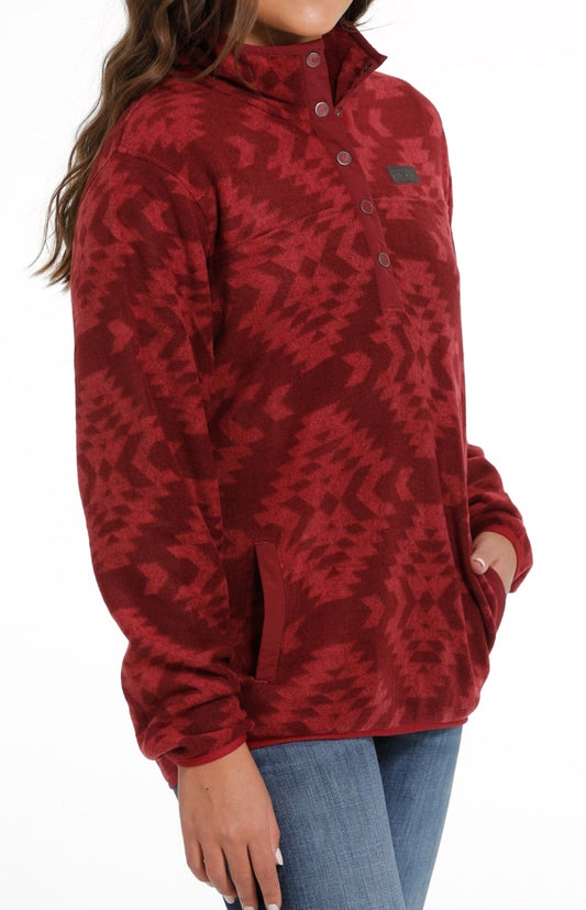 Outerwear Women’s Cinch Polar Fleece Red MAK9820014