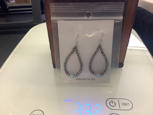 Jewelry Earrings Golden Hills Turquoise Sterling Silver Pearl