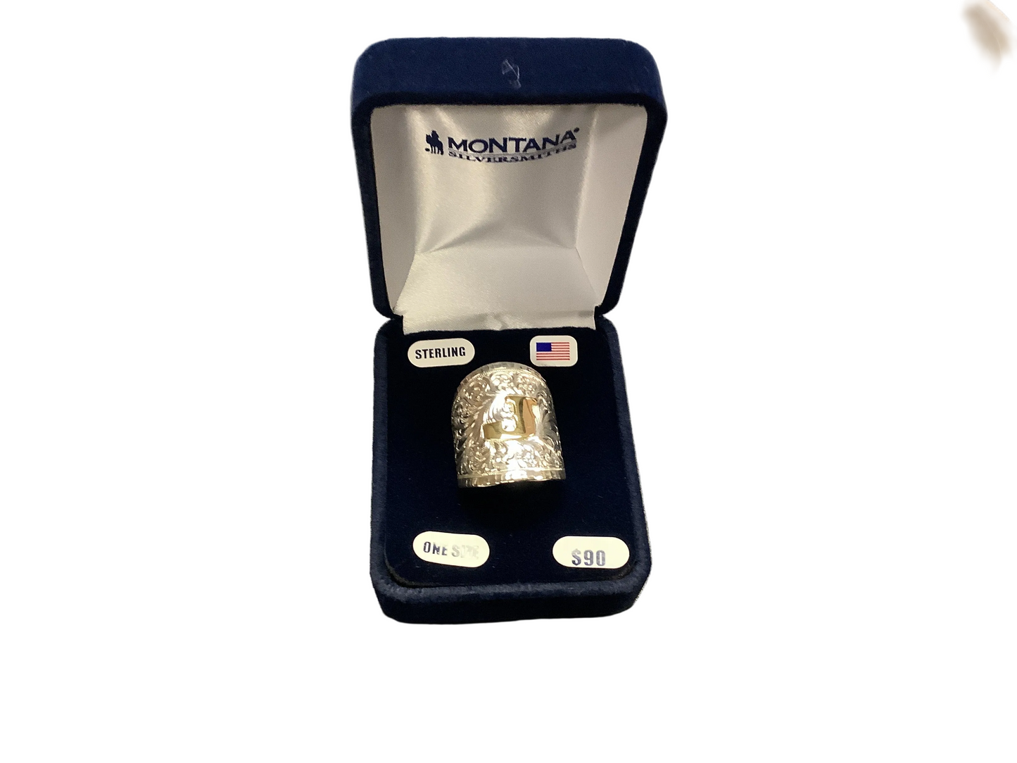 Jewelry Montana Silversmiths Initial Ring RG155LTR