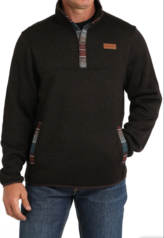 Outerwear Mens Cinch 1/4 Snap Pullover Sweater  MWK1534007