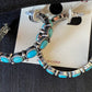 Earrings turquoise hoop TE08TQ