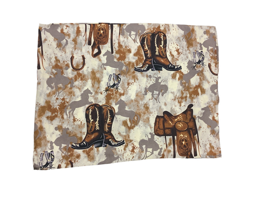 Accessories Silk Wild Rag Saddle Print 1313