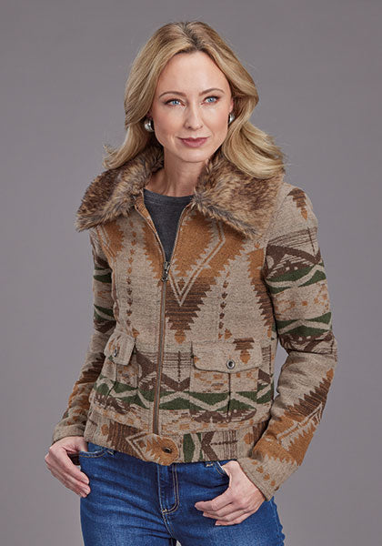 Outerwear Women’s Stetson Aztec Print Coat 11-096-0539-7004
