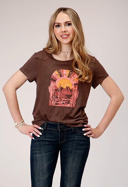 Shirt Women’s Roper Short Sleeve Knit 03-039-0513-0143