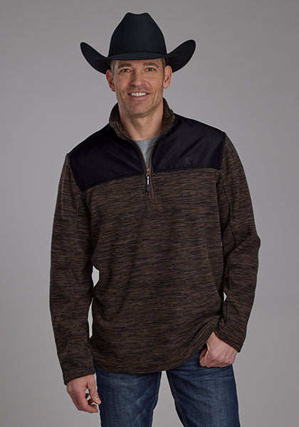 Outerwear Men’s Roper Quarter Zip Micro Fleece 03-097-0692-6171