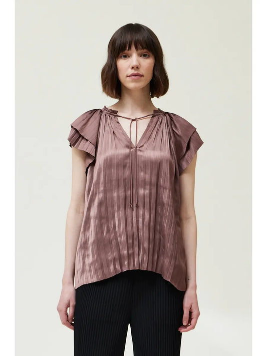 Shirts Women’s Pleated Blouse 41814NS