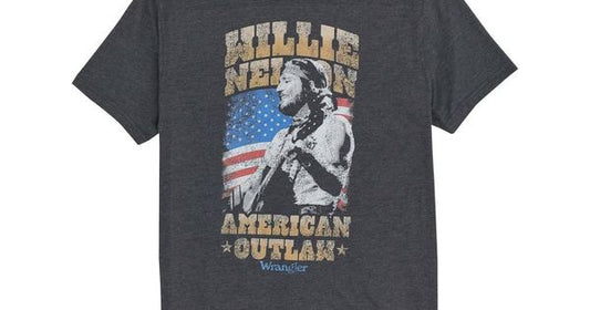 Shirts Wrangler Wille Nelson Graphic Tee 112361069