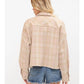 Plaid Shirt Jacket women’s outerwear 31713j