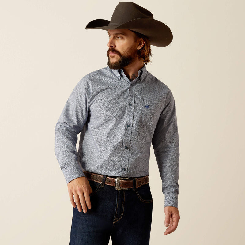 Shirts Men’s Ariat Rider Fitted Long Sleeve Button Up 10052363