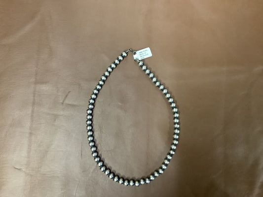 Jewelry Necklace Sterling Silver Pearl 7MM 16’’