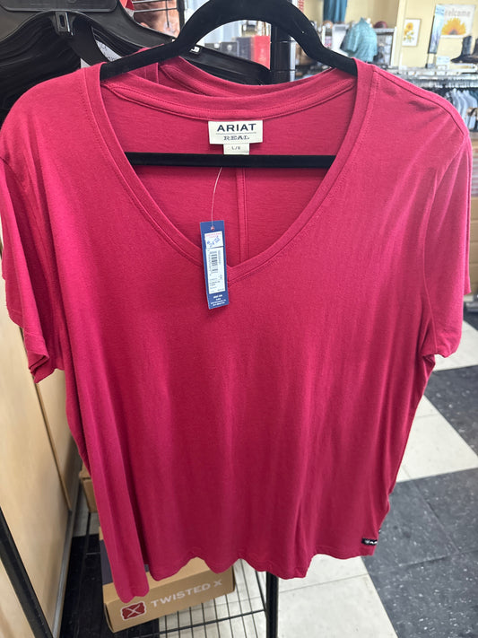 Shirts Women’s Ariat V Neck Red Bud Purple 10039421