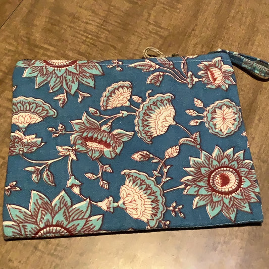 Canvas cosmetic bag