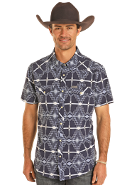 Shirts Mens Panhandle Short Sleeve Snap TMN3S04889
