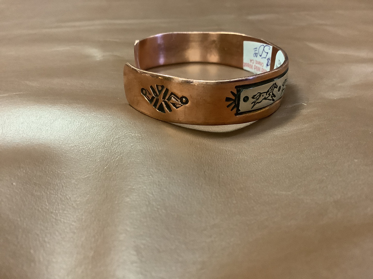 Jewelry Copper Bracelet Horse Pattern Coper Cuffs