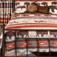 Bedding Blankets Pillows Stripe Quilt Set Queen JW289