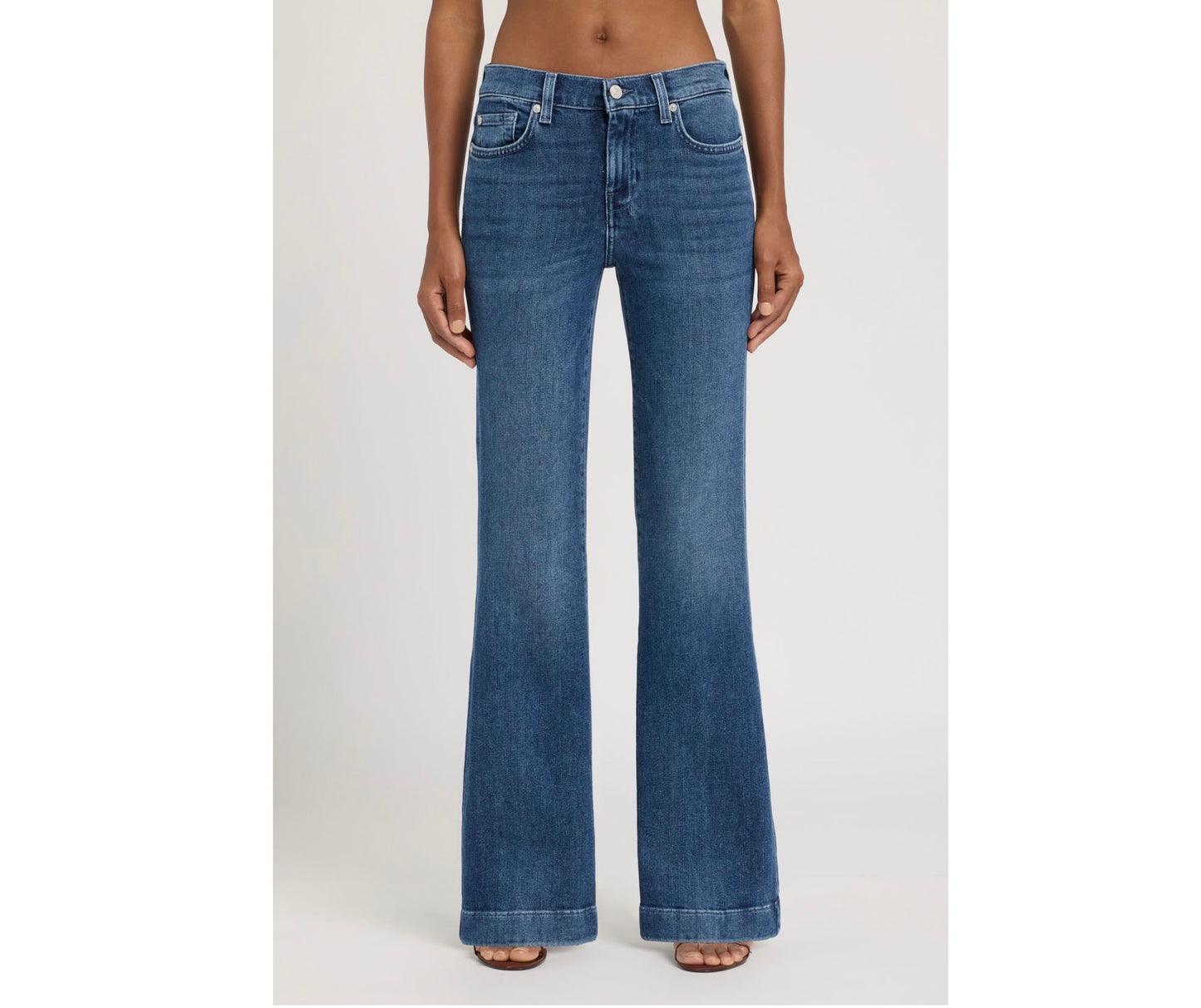 Blue Ombré Shimmer Long 7U300A50 FLUX Jeans Women’s Trousers  Long (EXCHANGE ONLY) 7 for all Mankind longer FLUX inseam 1ZD