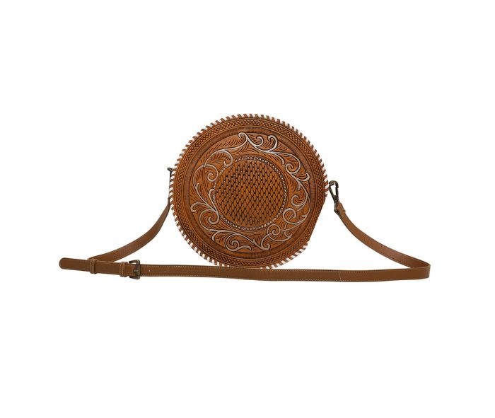 Purses Myra Bag Boho Mahogany Round Bag S-5833