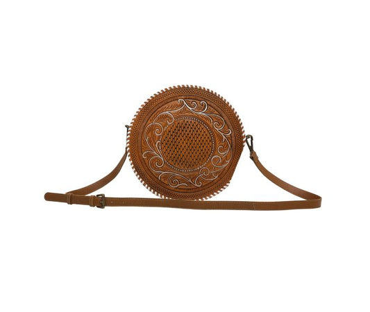 Purses Myra Bag Boho Mahogany Round Bag S-5833