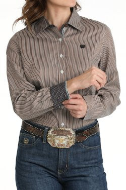 Shirts Women’s Cinch TENCEL Stripe Navy Coper MSW9165058