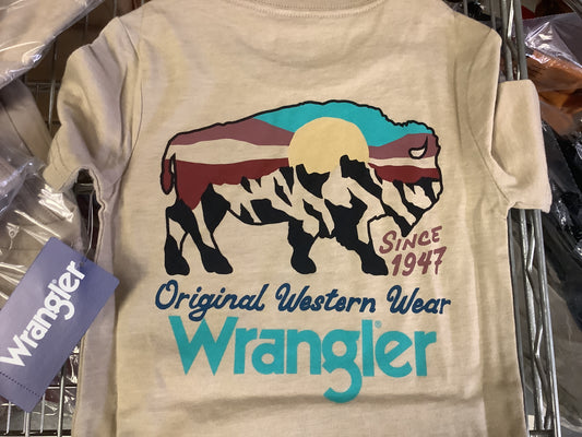 Shirts Boys Wrangler Buffalo Graphic Tee 112354202