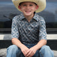 Shirts Boys Cinch Polo Grey Western Print MTK7600017