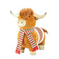 Christmas Decor Highland Cow Scarf Sitter 14391