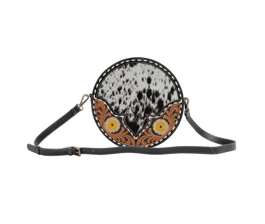Purses Myra Bag FLAX BLOSSOM ROUND BAG S-6537