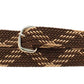 Belt Machine Braid Brown and Tan 2000601X