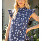Shirts Women’s Short Sleeve Ruffle Knit 32112-8