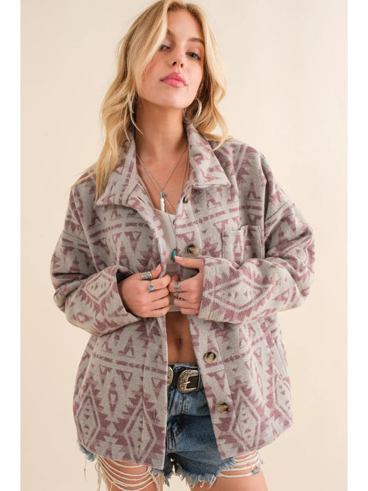 Women’s Crop Blanket Jacket  Outerwear 34226J