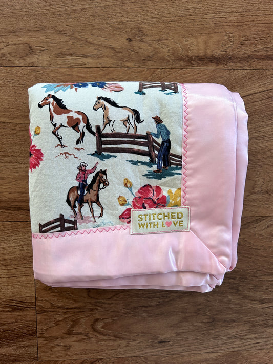 Accessories Baby Blanket Bull By The Horns Minky