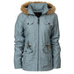 Outerwear Women’s sale item exchange only STS Ladies Havily Chambray Coat w/Hood STS8475