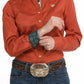 Shirts Women’s Cinch Long Sleeve Stripe TENCEL MSW9165063