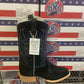 Boots Mens Hondo Black Rough Out 2645