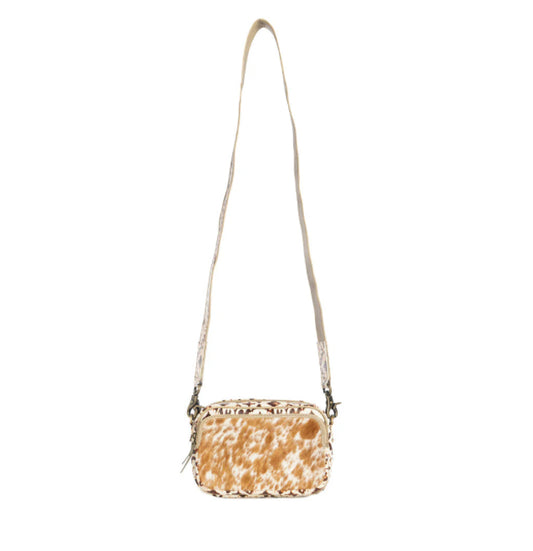 Purses Myra Bag Tilla’s Mine Trail Shoulder Bag in Caramel & Brown S-11418