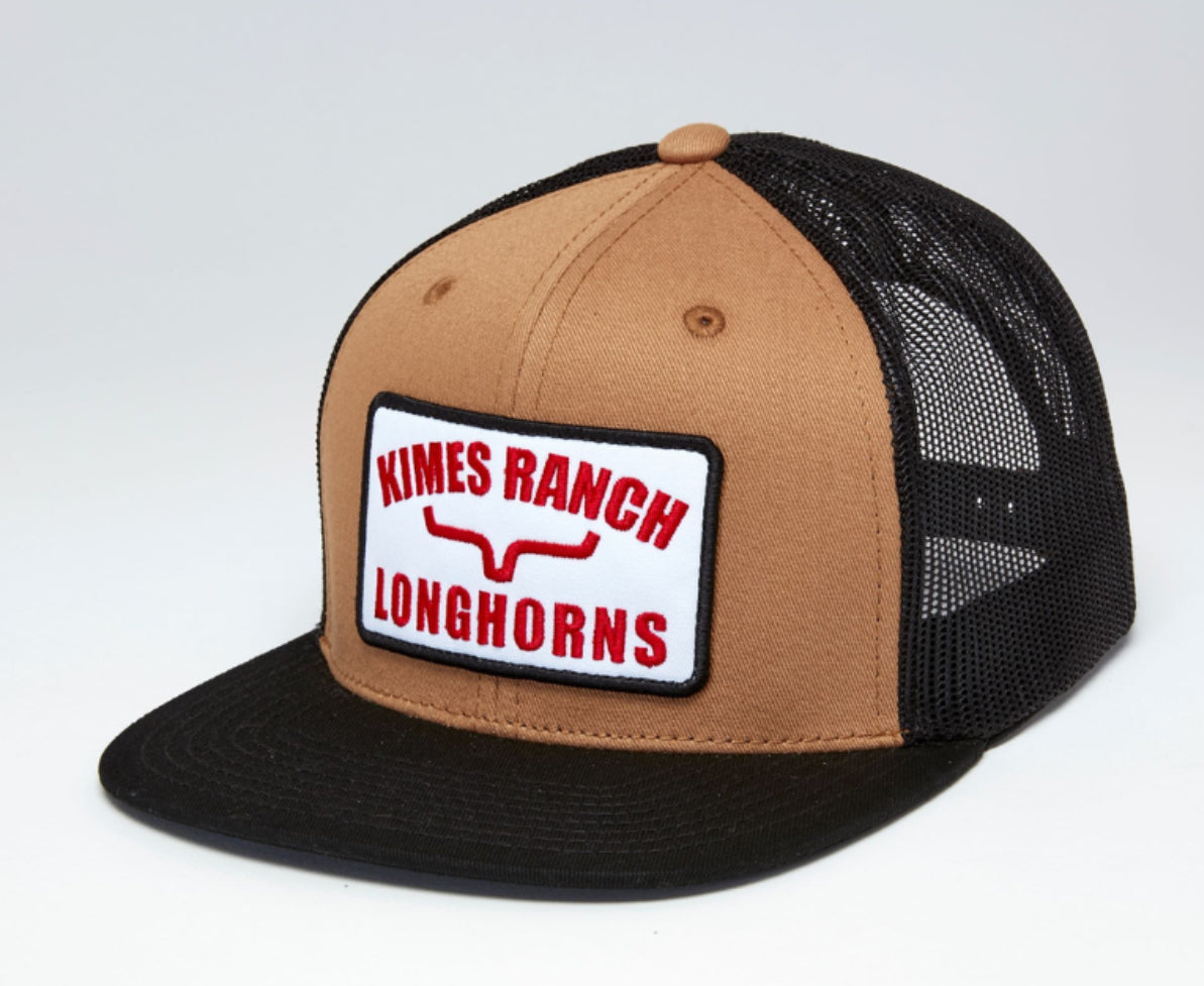 Ball Caps Kimes Longhorns LJC Trucker WW Brown