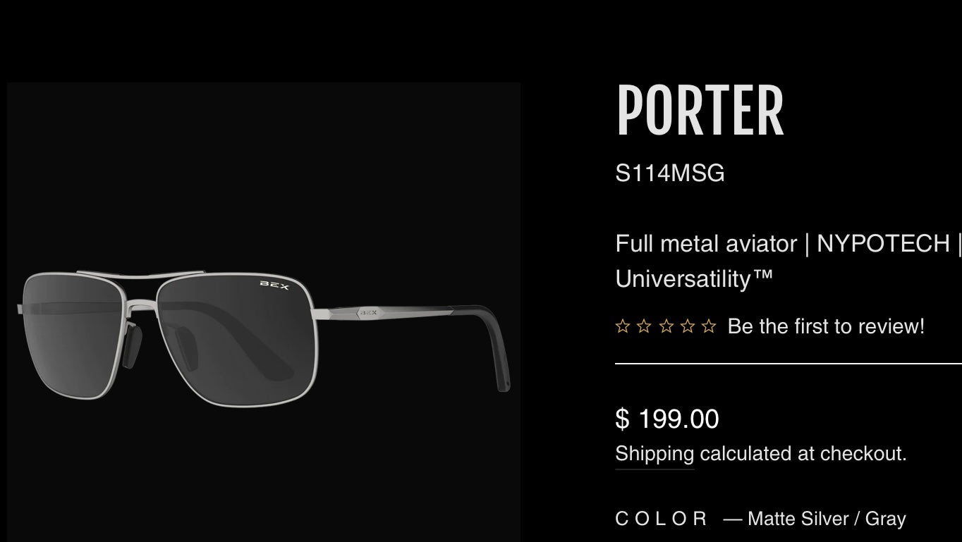 Sunglasses BEX Porter