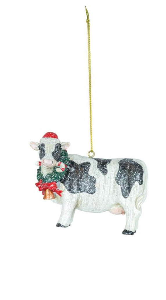Christmas Ornament Cow & Pig 14016