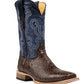 Boots Men’s Cowtown Sea Turtle Print Brown Q6044