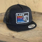 Hats Ball Caps Lazy J Sunset Bull Black