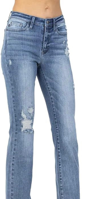 Jeans Women’s Judy Blue Fray Hem Bootcut JB82542MD