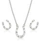 Jewelry Montana Silversmith Earring Necklace Set Lucky Stride JS6479