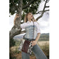 Purses Myra Bag Rosalinda Cross Stitched Leather & Hairon Bag S-7370