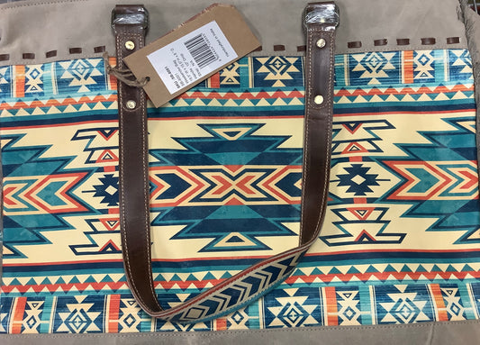 Purses Sixtease Weekender Bag Southwest Aztec Print  SB-8001