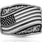 Belt Buckles Attitude  Engraved Flag A590S